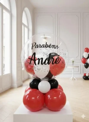 Balão Bubble Mesa Personalizado - P