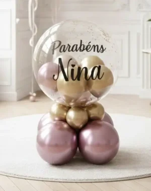 Balão Bubble Mesa Personalizado - M
