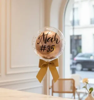 Balão Bubble Vareta Personalizado - P