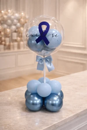 Balão Bubble Vareta Centro de Mesa Personalizado - P