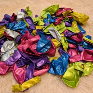 Balão Latex Sortido 9" a 12" - Cores Cromadas / Metálicas / Perolados